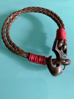 Jean Claude - Men's Braided Leather Bracelet