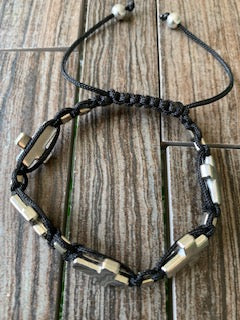 Jean Claude - Men's Cross Station Braided Wrap Bracelet