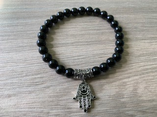 Jean Claude - Women's Hamsa Beaded Bracelet