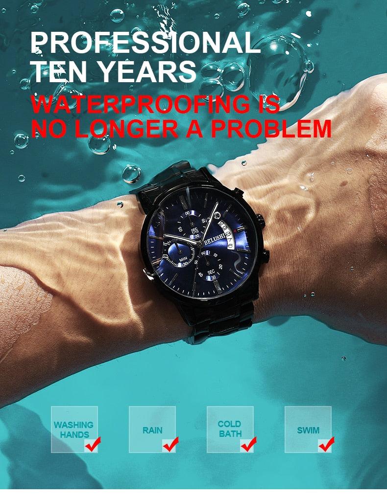 BELUSHI Fashion Men's Quartz Watch