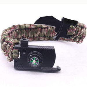 Braided Men's Multi-function Paracord Survival Bracelet