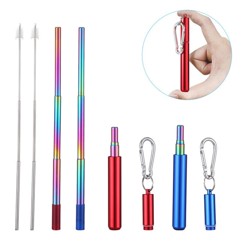 Eco-Friendly Stainless Steel Drinking Straw