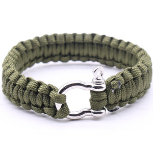 Braided Men's Multi-function Paracord Survival Bracelet