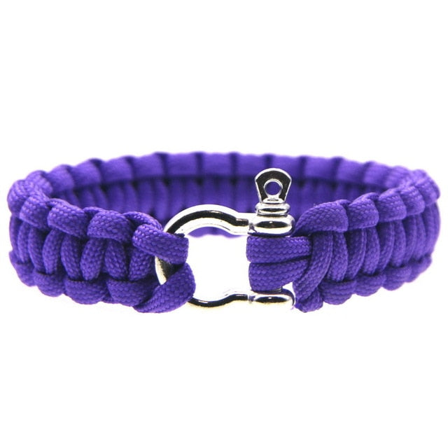 Braided Men's Multi-function Paracord Survival Bracelet