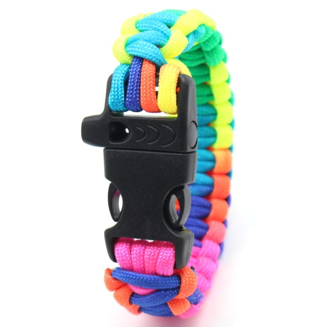 Braided Men's Multi-function Paracord Survival Bracelet