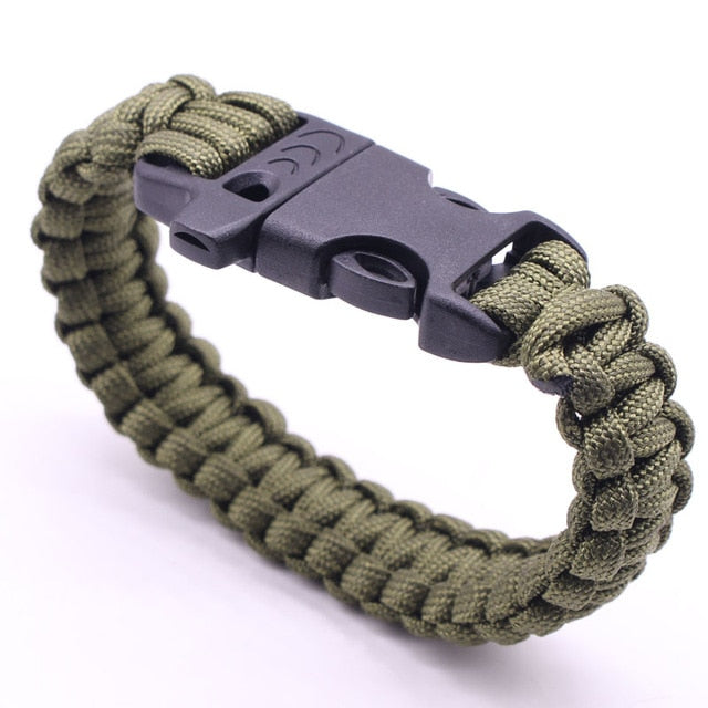 Braided Men's Multi-function Paracord Survival Bracelet