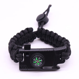 Braided Men's Multi-function Paracord Survival Bracelet