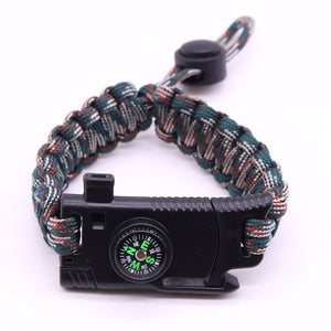 Braided Men's Multi-function Paracord Survival Bracelet