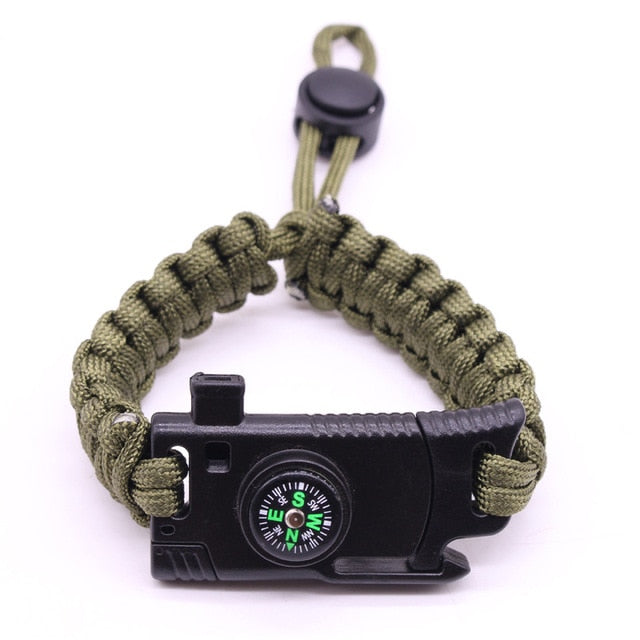 Braided Men's Multi-function Paracord Survival Bracelet