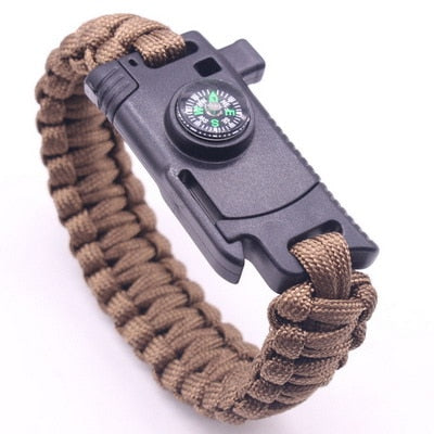 Braided Men's Multi-function Paracord Survival Bracelet