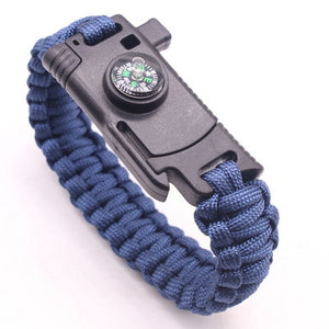 Braided Men's Multi-function Paracord Survival Bracelet